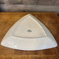 Vintage Tuxton heavy ceramic triangle plate - display tray - table centerpiece - cookie tray