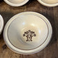 Vintage Pfaltzgraff Village pattern cereal bowls - set of 7