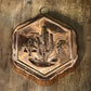 Vintage copper cactus wall hanging mold