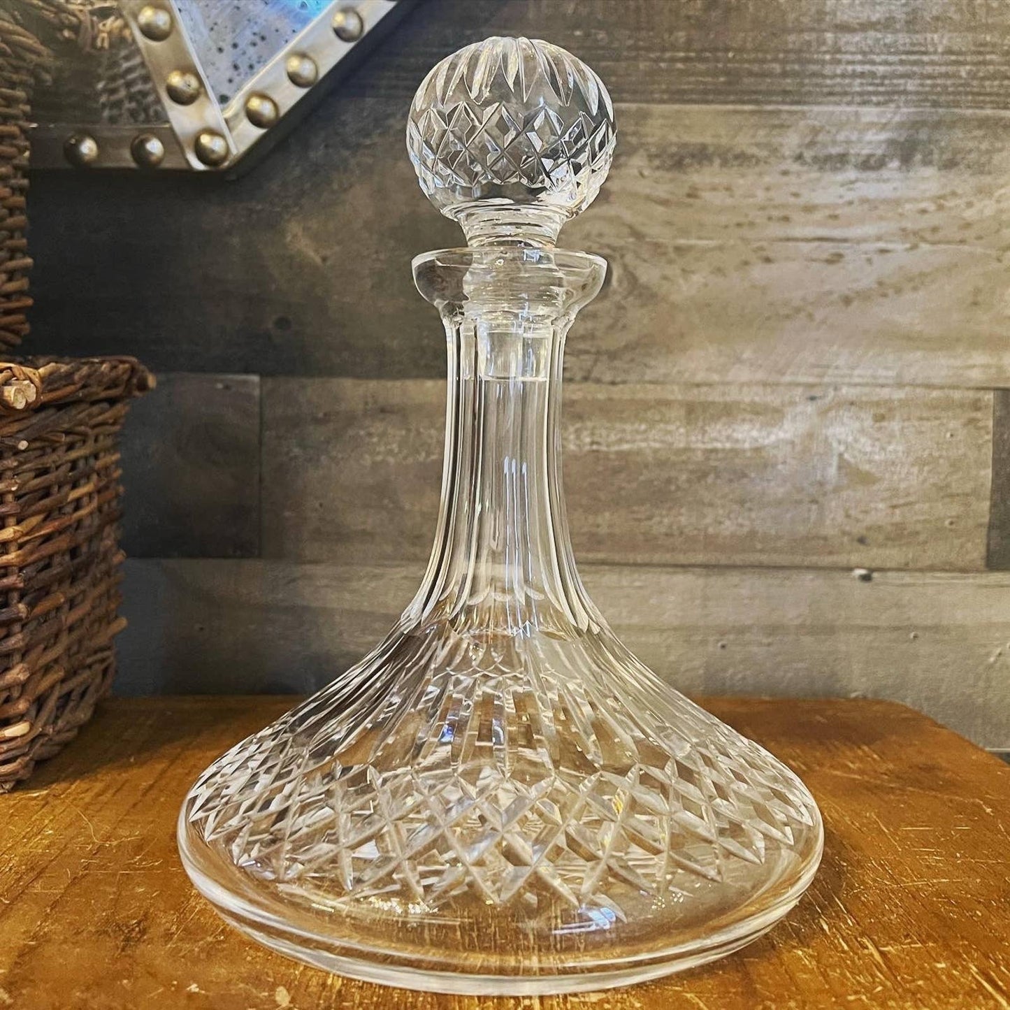 Waterford Lismore crystal decanter