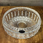 Vintage Large Crystal Round Bowl