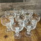 Set of 4 Bohemia crystal coupes - cocktail glasses