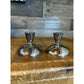 Vintage Oneida silver plated candlestick holders - pair