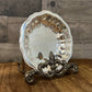 Oneida Silversmiths silverplated scallop rim dish