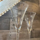 Marquis by Waterford Celebration atomic starburst champagne flute glasses