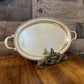 Vintage Ronson silverplated handled oval tray