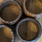 Vintage set of 4 wooden napkin rings