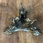 Vintage cherub angels playing trumpets figurine