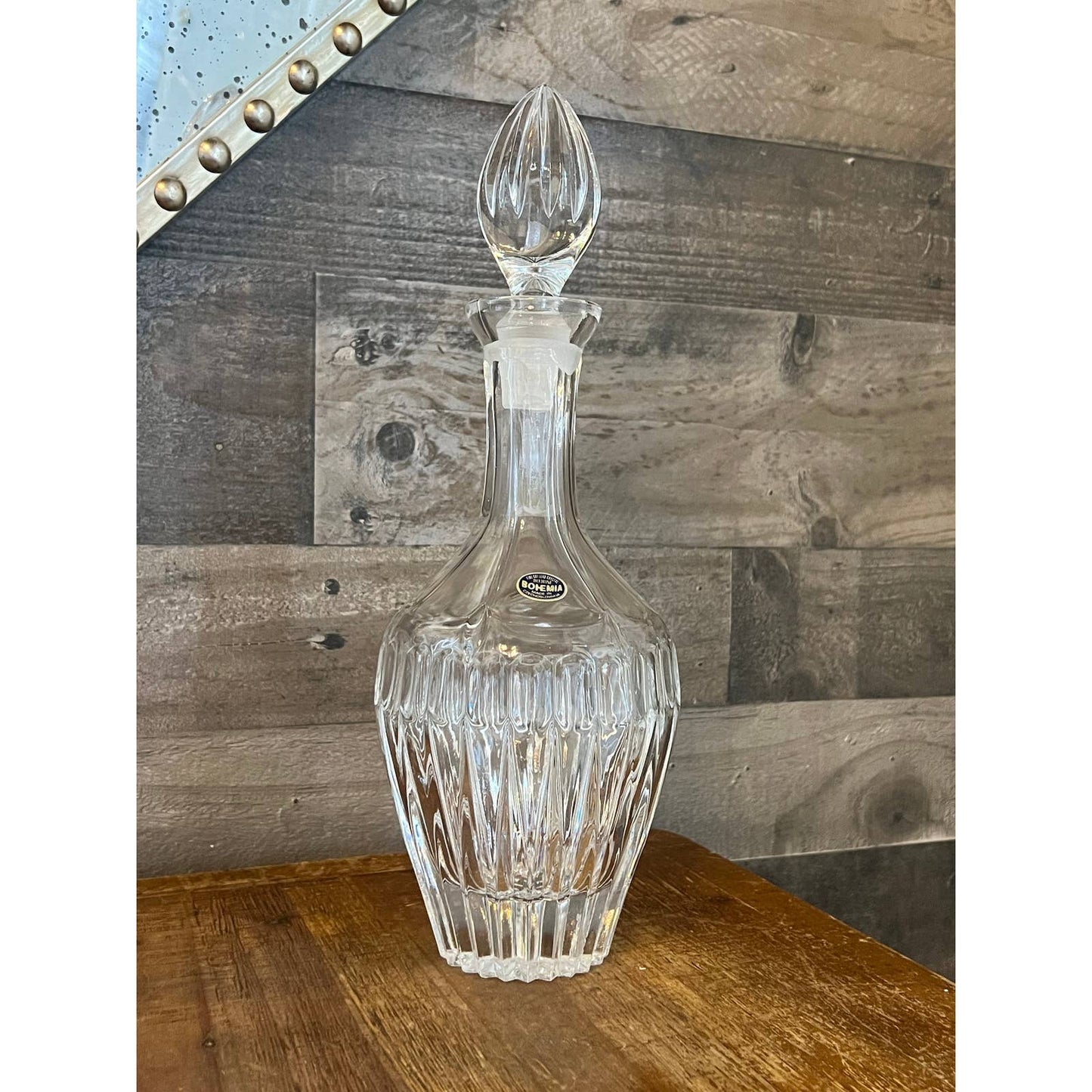 Bohemia crystal decanter