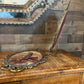The Angelus by Jean Francois pictures - farmers pictures pair in oval Victorian frame