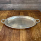 Vintage Ronson silverplated handled oval tray