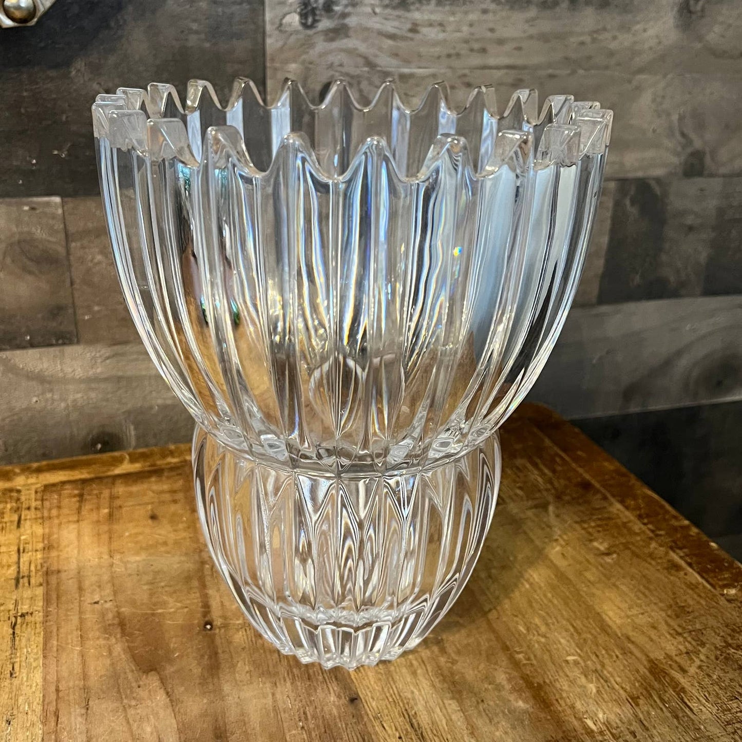 Mikasa Crystal Ice Palace vase