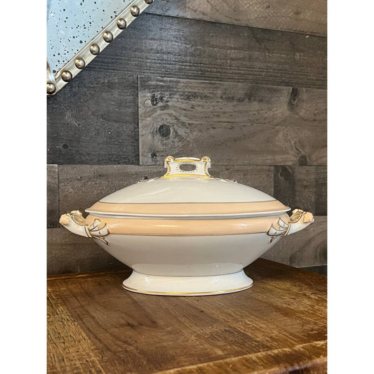 Oval CFH porcelain server - tureen