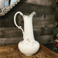 Antique Weimar Germany porcelain pitcher - ever - jug with large ornate handle - water pitcher - drink pitcher - teapot - coffee pot