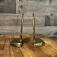 Vintage Pair of Brass Sand Dollar Shell Bookends