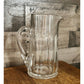 Tall MCM glass pitcher