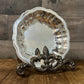 Oneida Silversmiths silverplated scallop rim dish