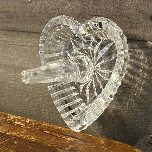 Waterford Crystal heart shaped ring holder