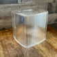 Vintage ribbed lucite tissue box cover