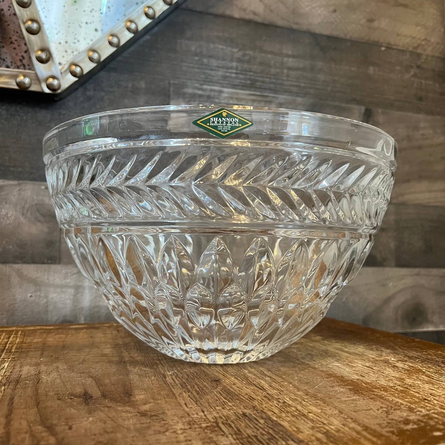 Shannon by Godinger crystal symphony bowl