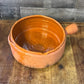 Vintage rustic style terracotta handled pan - dish