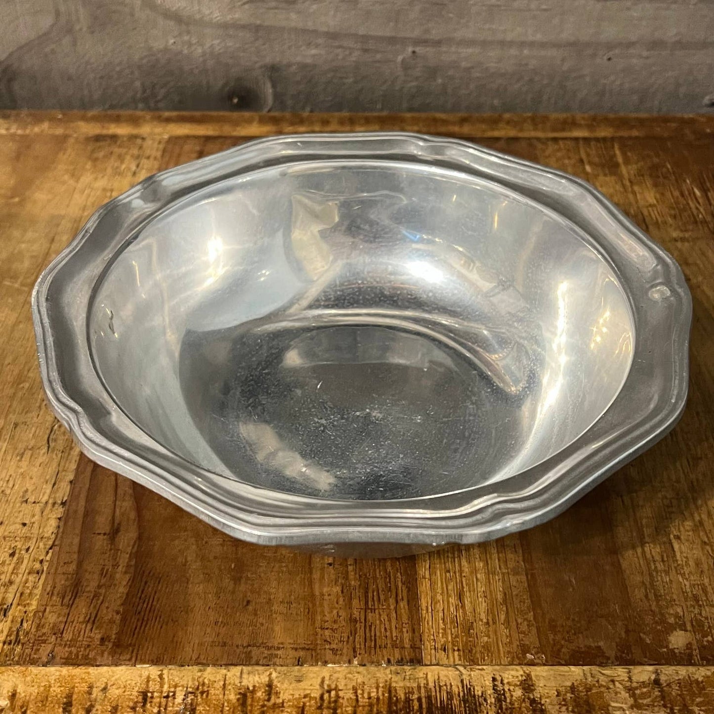 Wilton Armetale Pewter Queen Anne Serving Bowl