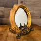 Vintage small gold frame mirror