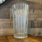 Cristal D’Arques Athena ribbed crystal flared vase