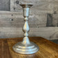 Vintage Royal M M Co solid pewter candlestick holder