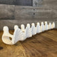 Stafford white porcelain dove napkin holders - set of 8