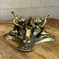 Vintage cherub angels playing trumpets figurine