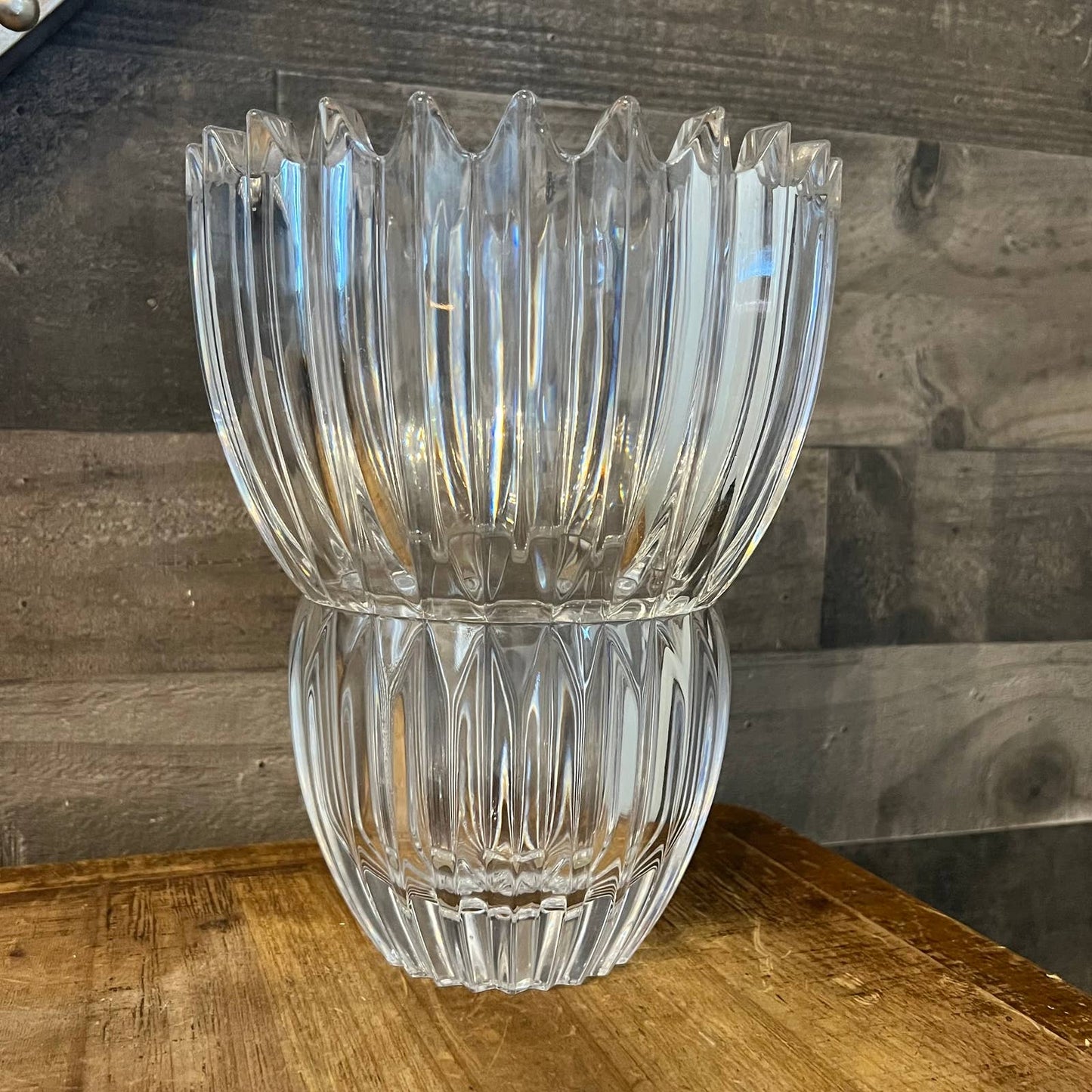 Mikasa Crystal Ice Palace vase