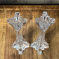 Lenox Crystal ovation devotion candlestick holder pair