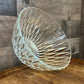 Vintage large diamond point glass bowl