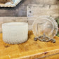 Mikasa crystal Royal suite pattern brunch plates