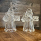 Vintage crystal Santa Clause candlestick holder - 2