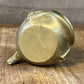 Vintage small brass fish open mouth ashtray - match holder