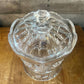 Royal Limited crystal biscuit barrel - lidded jar canister