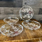 Vintage Mikasa Blossom Time set of 4 coupe plates