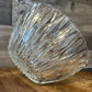 Vintage large diamond point glass bowl