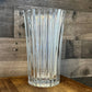 Cristal D’Arques Athena ribbed crystal flared vase