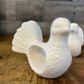 Stafford white porcelain dove napkin holders - set of 8