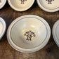 Vintage Pfaltzgraff Village pattern cereal bowls - set of 7