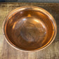 Vintage Coppercraft Guild aged copper footed pedestal bowl