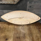 Almond shaped wood board platter tray - charcuterie board - cutting board