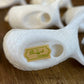 Stafford white porcelain dove napkin holders - set of 8