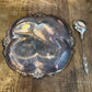 Vintage Empress international deep silver party set - silver server and spoon