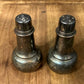 Vintage silverplated salt and pepper shakers - pair