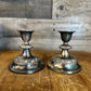 Vintage pair of IANTHE of England silver plated candlestick holders