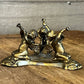 Vintage cherub angels playing trumpets figurine